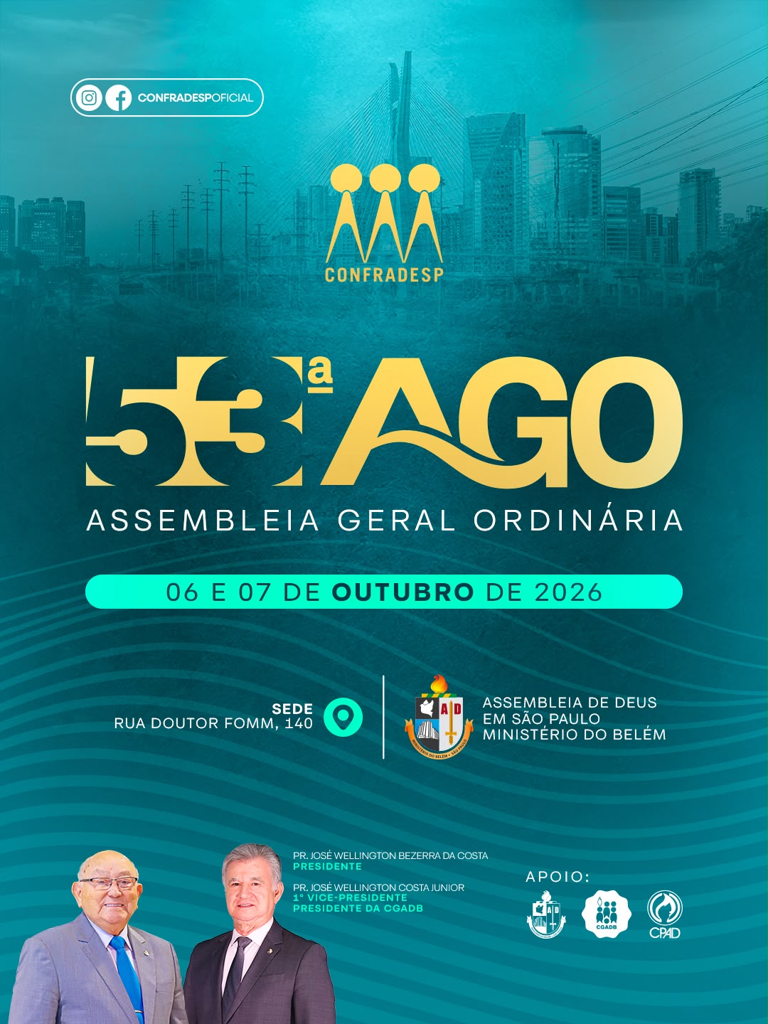 AGO - CONVENÇÃO GERAL ORDINÁRIA