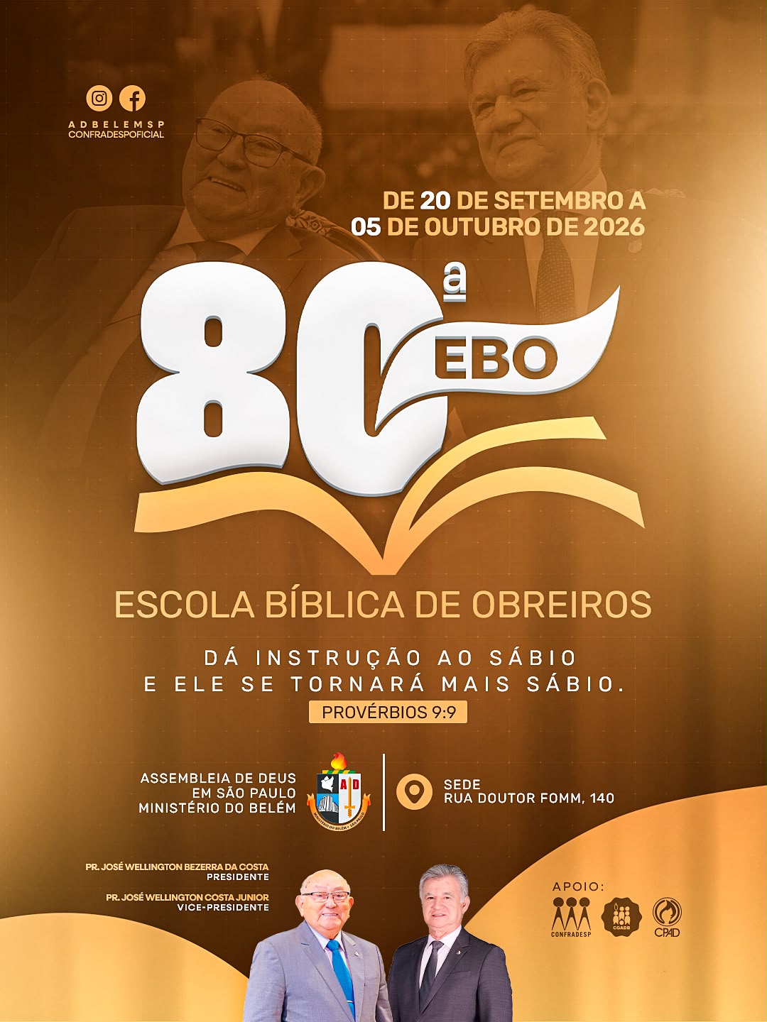 80ª EBO - Escola Bíblica de Obreiros da Igreja Evangélica Assembleia de Deus em São Paulo